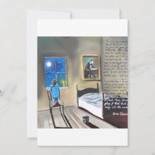 Carte Peinture de Little David Copperfield Dickens