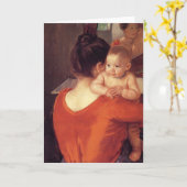 Carte Peinture de Mary Cassatt (Fleur jaune)