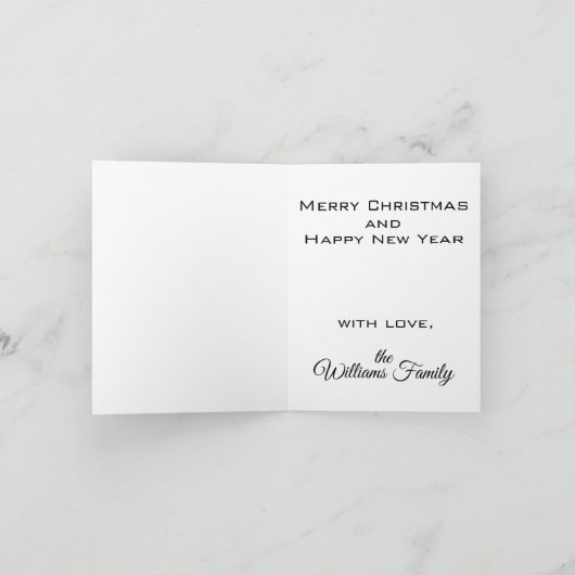 Carte Peinture de Noël Rottweiler (Intérieur)