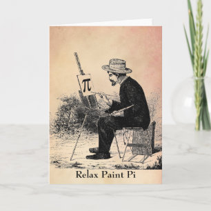 Carte Peinture de nombre de pi