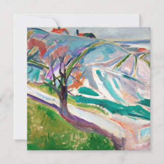Carte Peinture de paysage Edward Munch