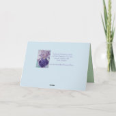 Carte Peinture de rose aquarelle orange jardin floral (Dos)