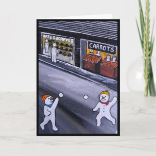 Carte Peinture de Snow Town par Alfred Fox