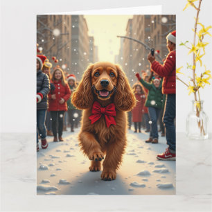 Carte Peinture de vacances de la parade de Noël de Cocke