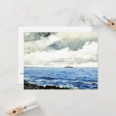 Carte Peinture de Winslow Homer, Bermudes (Devant/Arrière en situation)