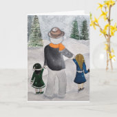 Carte Peinture des amis des fêtes par Alfred Fox (Fleur jaune)