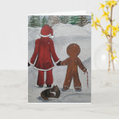 Carte Peinture des amis des fêtes par Alfred Fox (Fleur jaune)