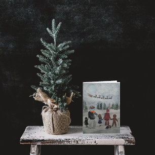 Carte Peinture des amis des fêtes par Alfred Fox