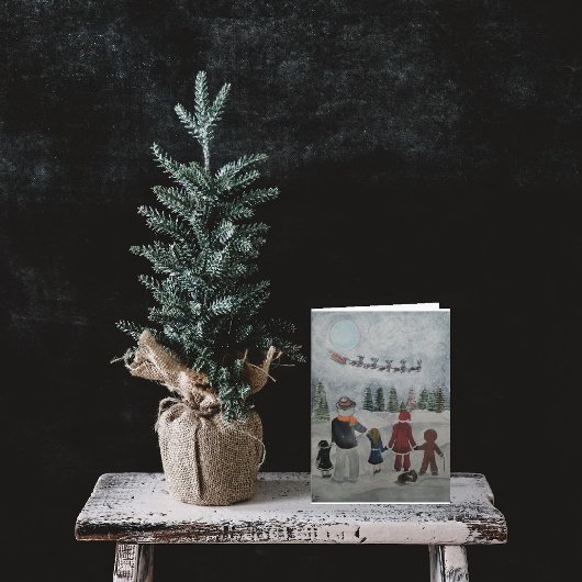 Carte Peinture des amis des fêtes par Alfred Fox