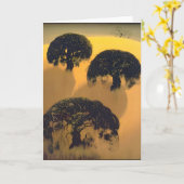 Carte peinture d'Eyvind Earle (Fleur jaune)