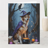 Carte Peinture d'Halloween fantaisiste (Devant)