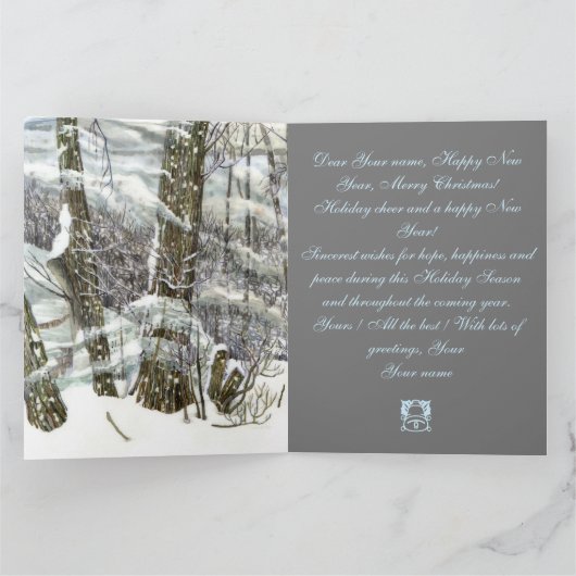 Carte Peinture d'hiver (Intérieur)