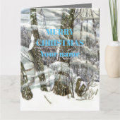 Carte Peinture d'hiver (Devant)