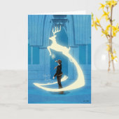 CARTE PEINTURE DU PATRONUS™ HARRY POTTER (Fleur jaune)