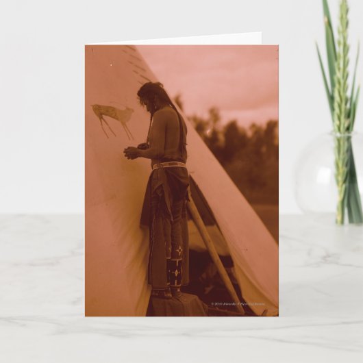 Carte Peinture du signe de sa médecine (Devant)