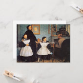 Carte Peinture Edgar Degas, Famille Bellelli (Devant/Arrière en situation)