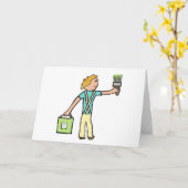 Carte Peinture Et Décoration (Fleur jaune)