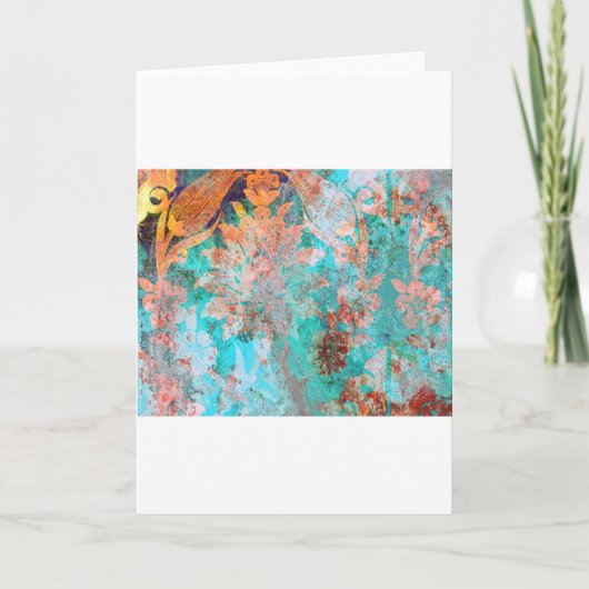 Carte Peinture florale (Devant)