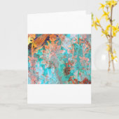 Carte Peinture florale (Fleur jaune)