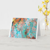 Carte Peinture florale (Fleur jaune)