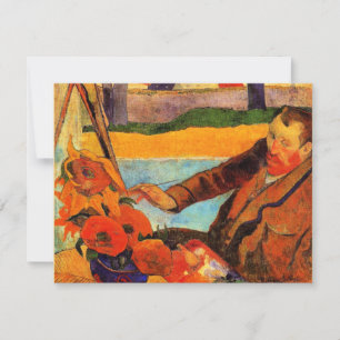Carte Peinture Gauguin, Van Gogh Peinture Tournesols,