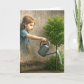 Carte Peinture Graffiti pour filles Penser à vous (Devant)