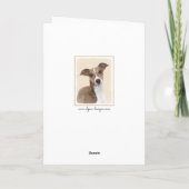 Carte Peinture grecque italienne - Belle peinture origin (Dos)