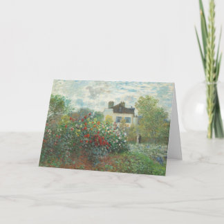 Carte Peinture impressionniste du jardin de l'artiste Re