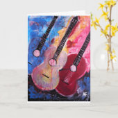 Carte Peinture Jamming be Goode par Alfred Fox (Fleur jaune)