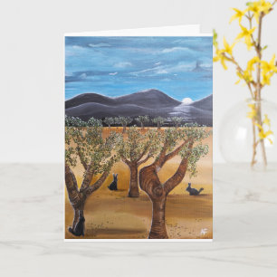 Carte Peinture Olivar de Noche par Alfred Fox