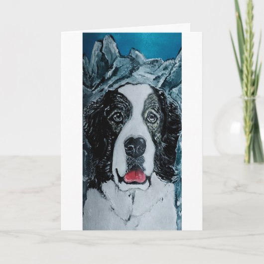 Carte Peinture pyrénéenne Mastiff par Alfred Fox (Devant)