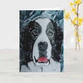 Carte Peinture pyrénéenne Mastiff par Alfred Fox (Fleur jaune)