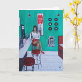 Carte Peinture Runaround Sue par Alfred Fox (Fleur jaune)