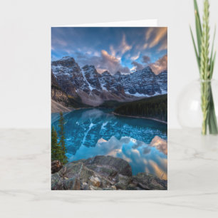 Carte Peinture sur la moraine