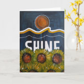 Carte Peintures des Nuits d'Été par Alfred Fox (Fleur jaune)
