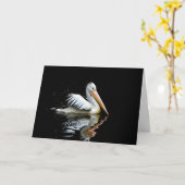 Carte Pélican (Fleur jaune)