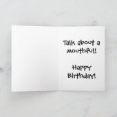 Carte Pélican d'anniversaire (Intérieur)