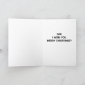 Carte PeliPuis-Je Vous Souhaiter Joyeux Noël ? (Intérieur)
