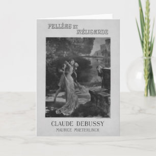 Carte Pelleas et Melisande Opéra, 1902