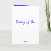 Carte Pembroke Corgi Chien Pensant À Vous (Dos)