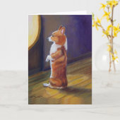 Carte Pembroke Welsh Corgi (Fleur jaune)