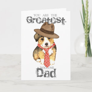 Carte Pembroke Welsh Corgi Papa