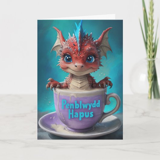 Carte Penblwydd Hapus Joyeux anniversaire (Devant)