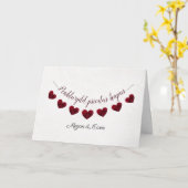 Carte Penblwydd priodas hapus Welsh Happy Anniversaire (Fleur jaune)