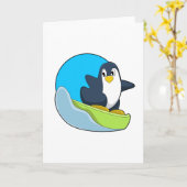 Carte Pengouin en planchiste avec Sonowboard.PNG (Fleur jaune)