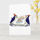 Carte PeNgUiN BiRtAy (Fleur jaune)