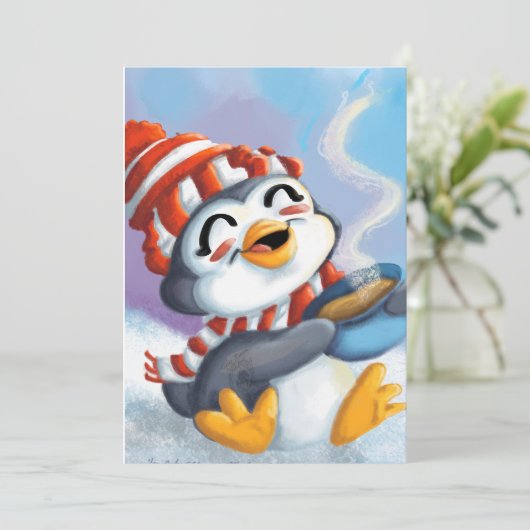 Carte Penguin Cocoa (Debout devant)