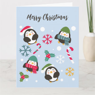 Carte Penguin de Christmas