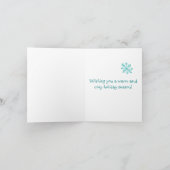 Carte Penguin de Noël (Intérieur)