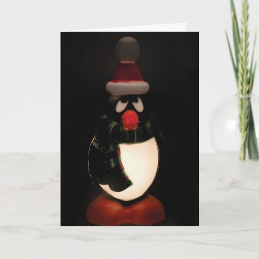 Carte Penguin "Joyeux Noël" (Devant)